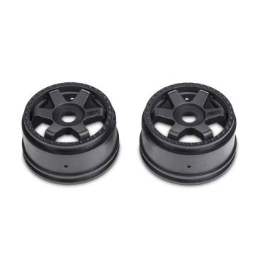 Maverick Quantumr Race Truck Wheel (Black/2Pcs) (MV150295)