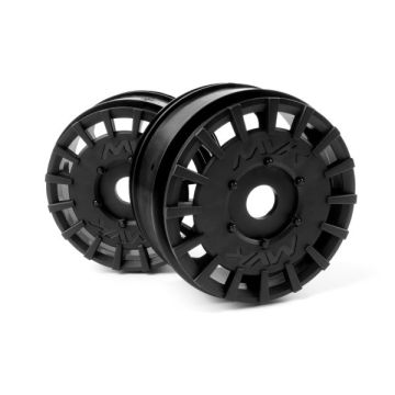 Maverick Quantumr Rally Car Wheel (Black/2Pcs) (MV150365)