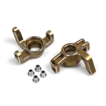 Maverick Aluminium Steering Spindle Set (Gold/Left/Right) (MV150484)