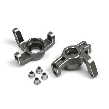 Maverick Aluminium Steering Spindle Set (Grey/Left/Right) (MV150485)