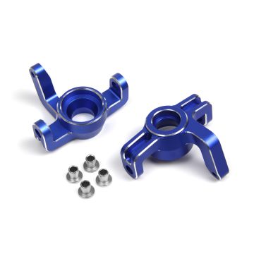 Maverick Aluminium Steering Spindle Set (Blue/Left/Right) (MV150486)