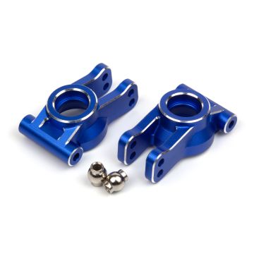 Maverick Aluminium Rear Hub Set (Blue/2pcs) (MV150489)