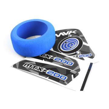 Maverick Transmitter Wheel Foam & Decals (Blue) (MV150551)