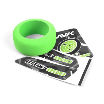 Maverick Transmitter Wheel Foam & Decals (Green) (MV150554)