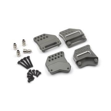 HPI Racing Aluminum Shock Tower Set (Gunmetal) (HP161149)
