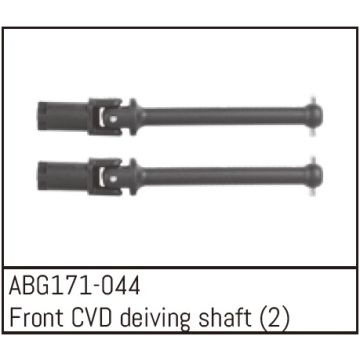 Absima Front CVD Drive Shaft (2) (AB71-044)