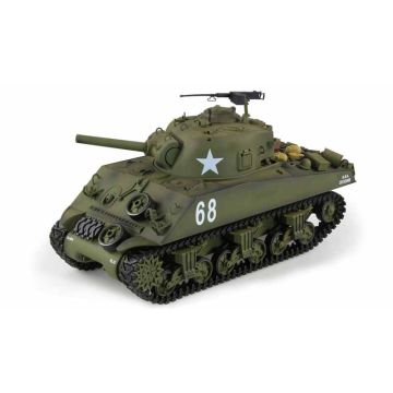Henglong 1:16 US M4A3 Sherman with Infrared Battle System (2.4GHz + Shooter + Smoke + Sound) (HLG3898-1B)