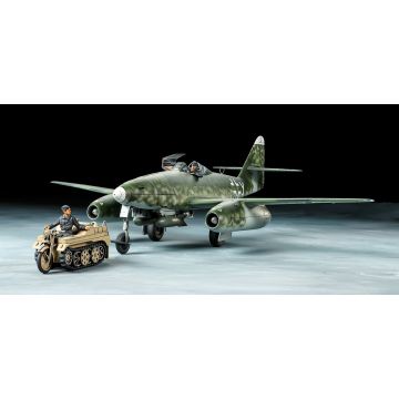 Tamiya 1/48 Me262A-2a & KETTENDRAFTRAD (THC25215)