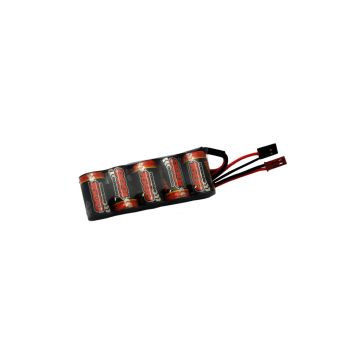 Overlander 2/3 AF 1600mAh 6V Flat Sport NiMH Receiver Pack (OL2621)