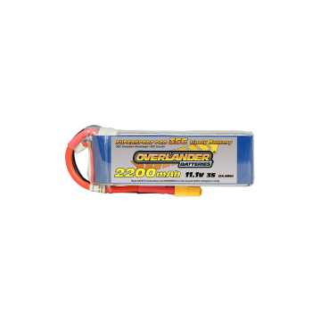 Overlander 2200MAH 11.1V 3S 35C Supersport Pro Lipo Battery (XT60) (OL2646XT60)