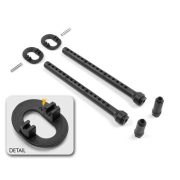 Xray Front Body Mount Set +2mm Height (XR301324)