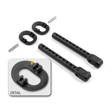 Xray Rear Body Mount Set +1mm Height (XR301333)