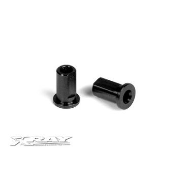 Xray Alu Nut For Susp. Holder - Black (2) (XR302033-K)