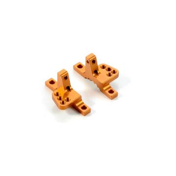 Xray Alu Upper Clamp With 4 Adj. Roll-Centers (L+R) - Orange (XR302034-O)