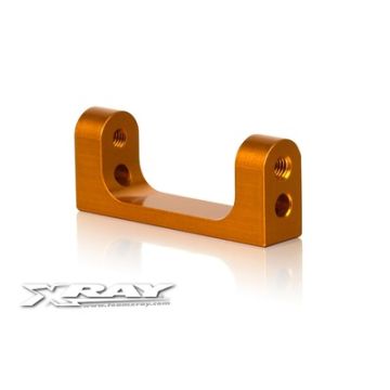 Xray T3 Alu Lower Rear Suspension 1-Piece Holder - Orange (XR302048-O)