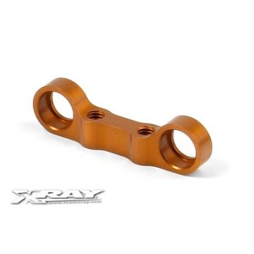 Xray Alu Steering Plate For Dual Servo Saver - Orange (XR302545-O)