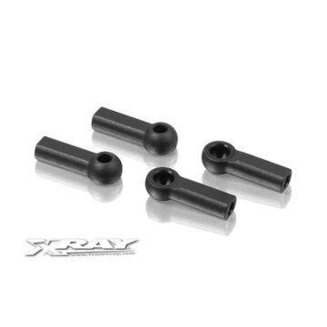Xray Composite Ball Joint 4.9mm - Closed With Hole (4) (XR302665)