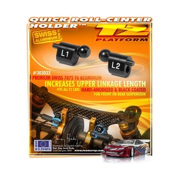 Xray Alu Quick Roll-Center Holderâ„¢ 4.9mm - L1 + L2 (XR303033)