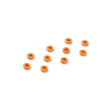 Xray Alu Shim 3X7X2.0mm - Orange (10) (XR303138-O)