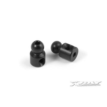 Xray Alu 4.9mm Ball End - Black (2) (XR303431-K)