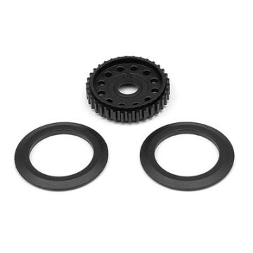 Xray Diff Pulley 34T With Covers (XR305052)