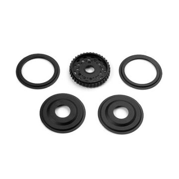 Xray Diff Pulley 38T With Labyrinth Dust Covers (XR305058)