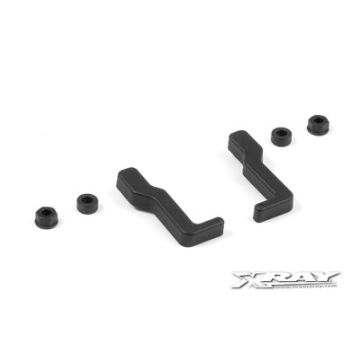 Xray Long Composite Lipo Battery Backstop (1+1) (XR306184)