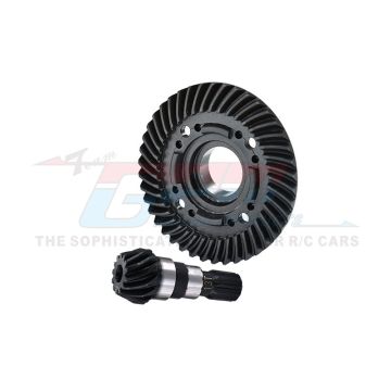 GPM Racing Traxxas X-Maxx, XRT Chrome Hard Steel Front Spiral Bevel Gears (STXM1200F-BK)