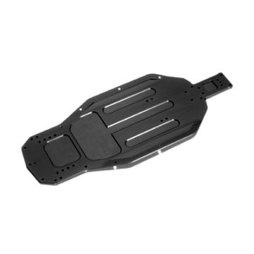 Xray XT2'21/XB2'21 Alu Chassis With Bent Sides - Swiss 7075 T6 - 2.5mm - Long - V2 (XR321108)