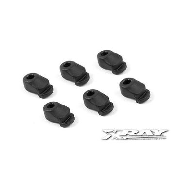 Xray Composite Chassis Weight Holder (6) (XR331280)