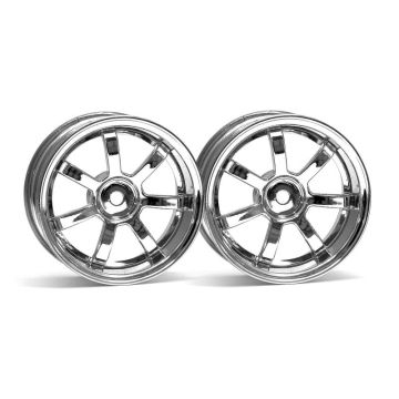HPI Racing Rays Gram Lights 57S-Pro Chrome 3mm Offset (HP3316)