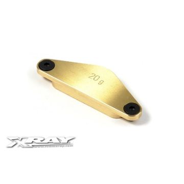 Xray Brass Chassis Weight Rear 20G (XR341183)