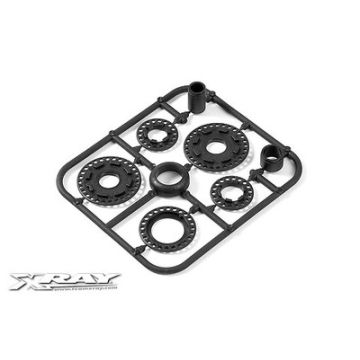 Xray Composite Belt Pulley Cover Set (XR345800)