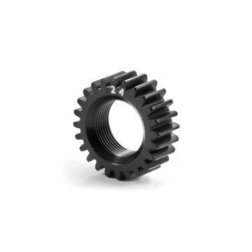 Xray XCA Alu Pinion Gear 24T (2Nd) - 7075 T6 - Hard Coated - Large (XR348424)
