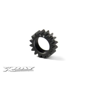 Xray XCA Alu 7075 T6 Hard Coated Pinion Gear - 16T (1St) (XR348516)