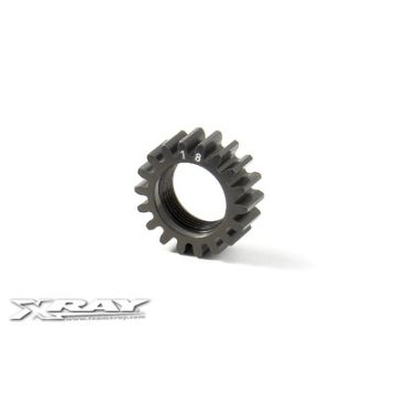 Xray XCA Alu 7075 T6 Hard Coated Pinion Gear - 18T (1St) (XR348518)
