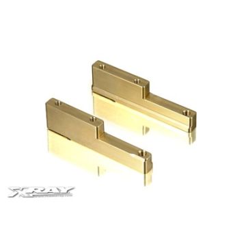 Xray Brass Engine Mounts (L+R) - 75G (XR348714)