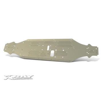Xray XT8 Alu Chassis - Long - Hard Coated Swiss 7075 T6 (3mm) (XR351121)
