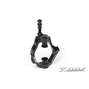 Xray Alu Caster Block 14Â° Left - 3 Roll-Centers - Swiss 7075 T6 - Hard Coated (XR352284)