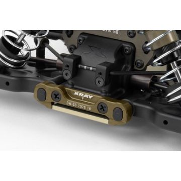 Xray XB808 Alu Front Lower Susp. Holder - Front - Swiss 7075 T6 (7mm) - Hard Coated (XR352313)