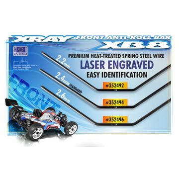 Xray XB8 Front Anti-Roll Bar 2.2mm (XR352492)