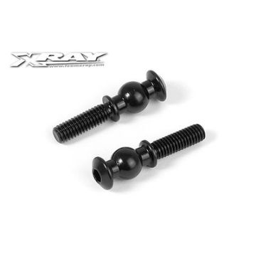 Xray Ball Stud 6.8mm With Backstop L=13mm - M4 (2) (XR352656)