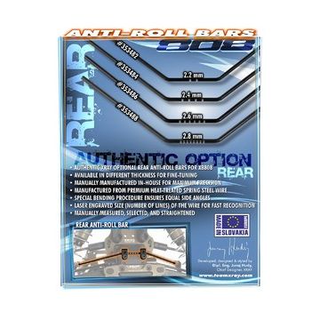 Xray XB808 Rear Anti-Roll Bar 2.2mm (XR353482)