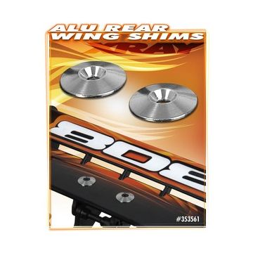 Xray Alu Rear Wing Shim (2) (XR353561)