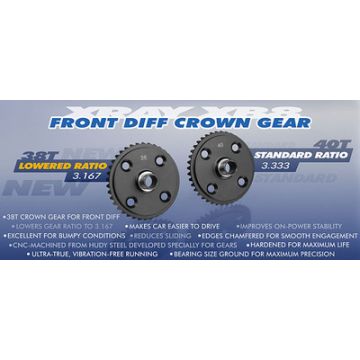 Xray Front Diff Large Bevel Gear 38T (XR355038)