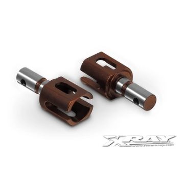 Xray Center Diff Outdrive Adapter - Lightweight - Hudy Steel (2) (XR355071)