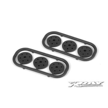 Xray Shock Piston Set 6-Hole (1.2; 1.3; 1.4mm) - Delrin - V3 (XR358033)