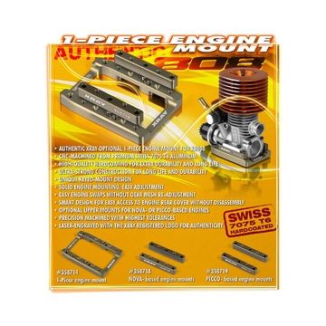 Xray Alu One-Piece Engine Mount - Swiss 7075 T6 - Hard Coated (XR358714)