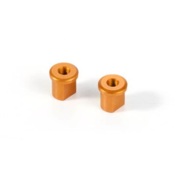 Xray Alu Eccentric Bushing 0.0mm - Orange (2) (XR372316-O)