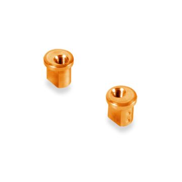 Xray Alu Eccentric Bushing 1.0mm - Orange (2) (XR372318-O)
